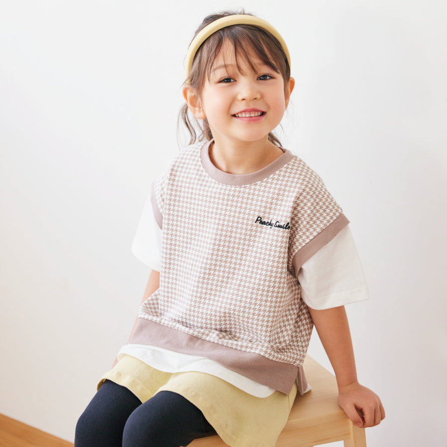 【OUTLET SALE】ベスト風半袖Tシャツ