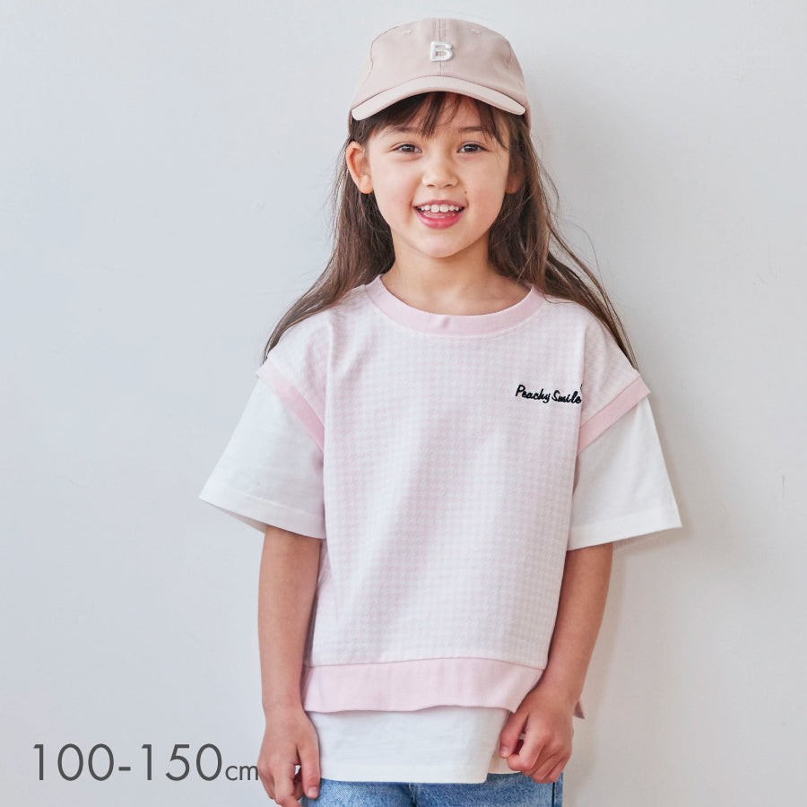 【OUTLET SALE】ベスト風半袖Tシャツ