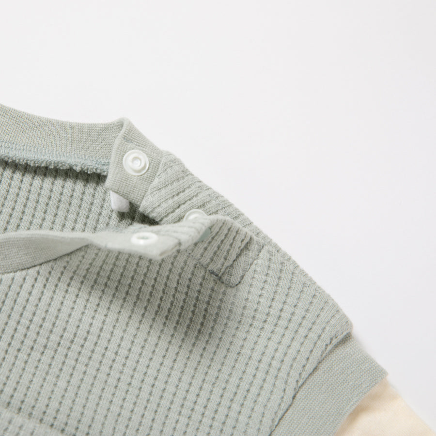【OUTLET SALE】重ね着風ロンパース