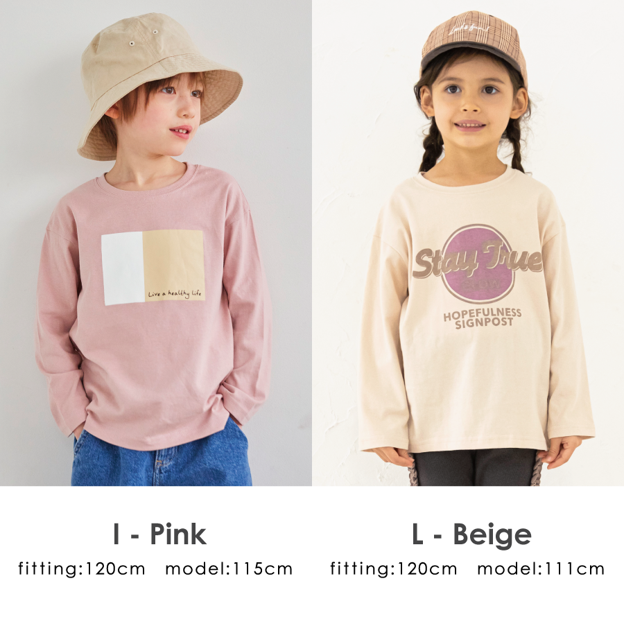 【OUTLET SALE】プリント長袖Tシャツ(グラフィック)