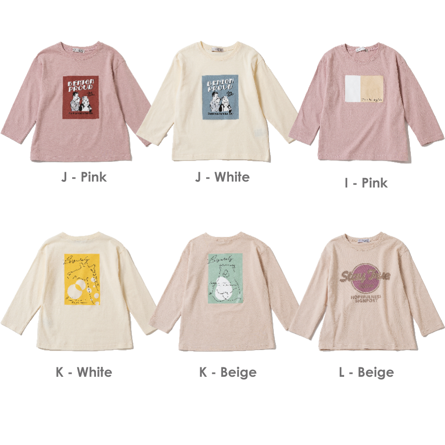 【OUTLET SALE】プリント長袖Tシャツ(グラフィック)