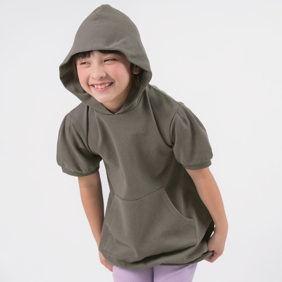 【OUTLET SALE】半袖パーカー ワンピース