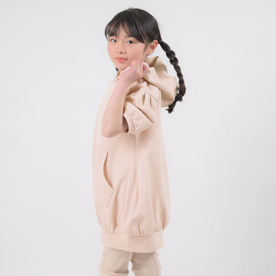 【OUTLET SALE】半袖パーカー ワンピース
