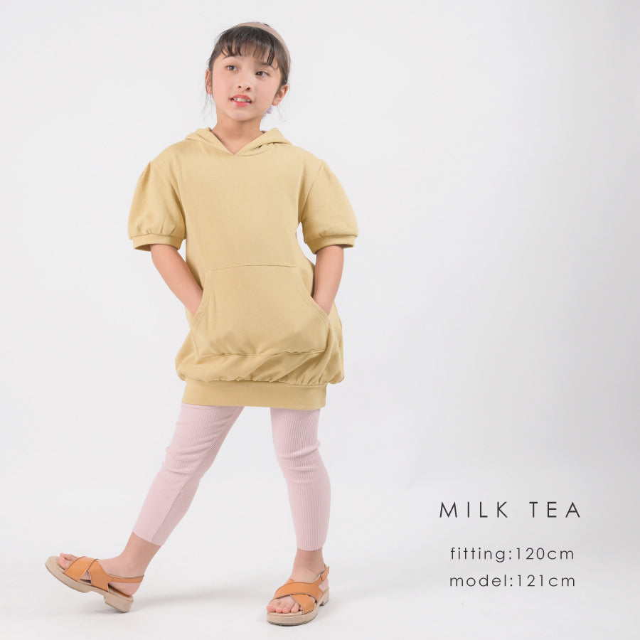 【OUTLET SALE】半袖パーカー ワンピース