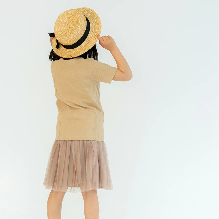 【OUTLET SALE】肩開き半袖トップス