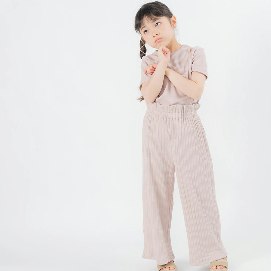 【OUTLET SALE】肩開き半袖トップス