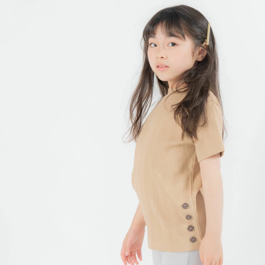 【OUTLET SALE】サイドボタン トップス