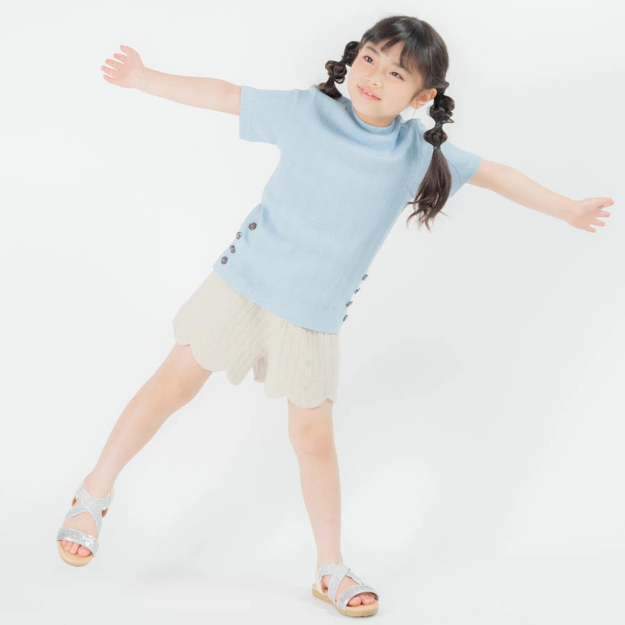 【OUTLET SALE】サイドボタン トップス
