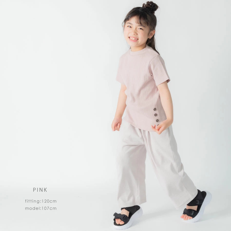 【OUTLET SALE】サイドボタン トップス