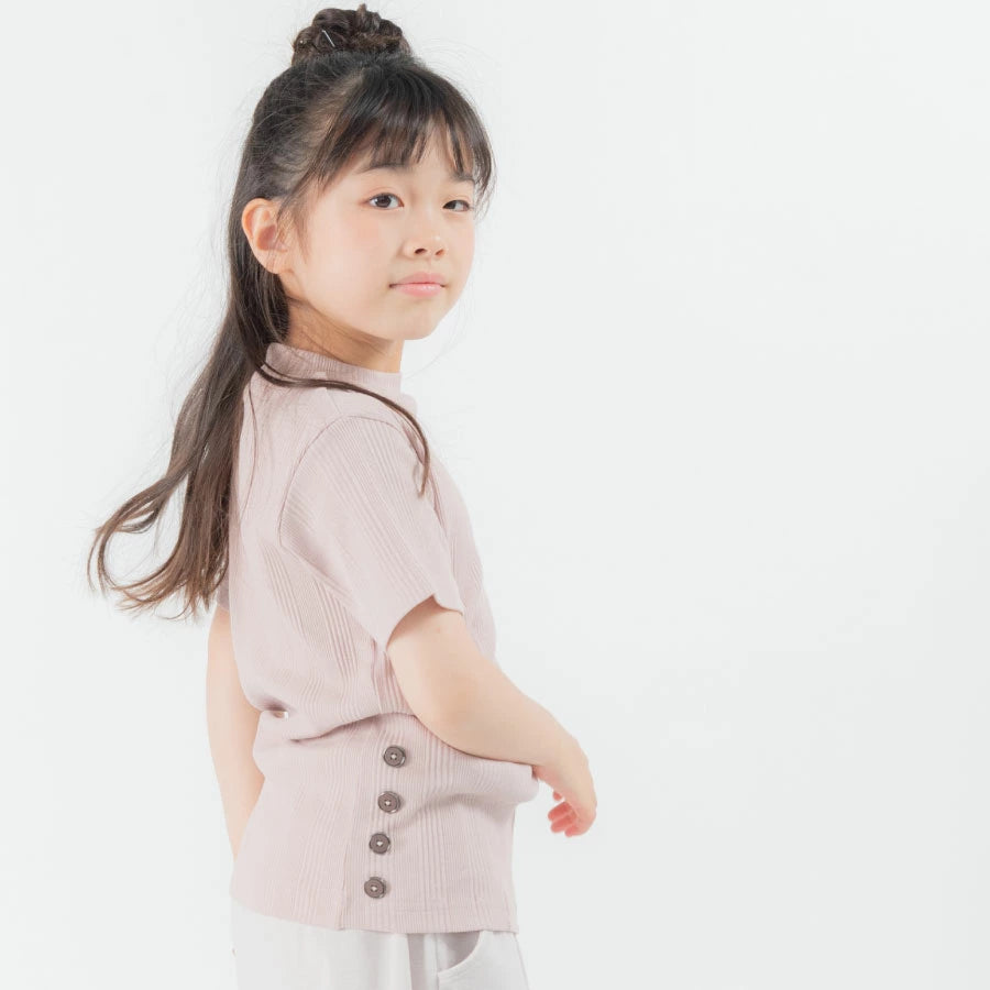 【OUTLET SALE】サイドボタン トップス