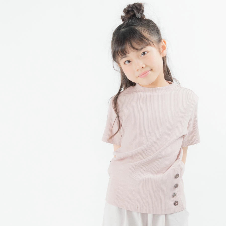 【OUTLET SALE】サイドボタン トップス