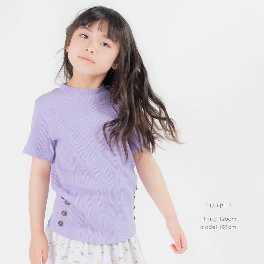 【OUTLET SALE】サイドボタン トップス