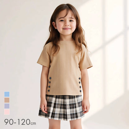 【OUTLET SALE】サイドボタン トップス