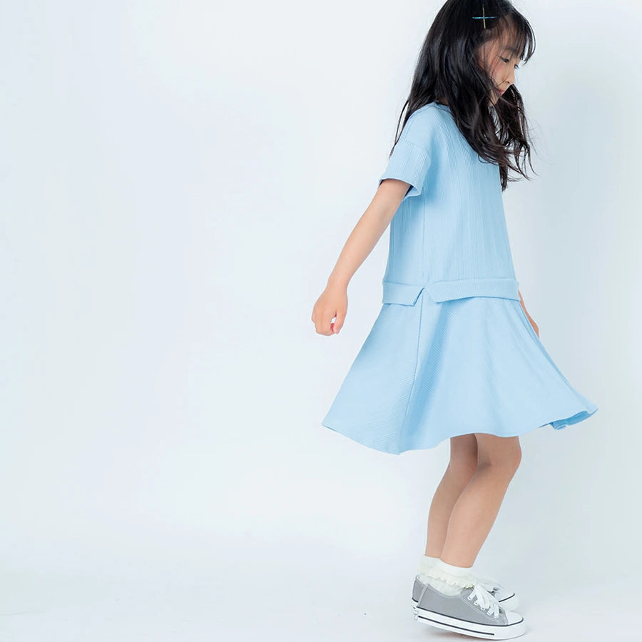 【OUTLET SALE】リブ ワンピース