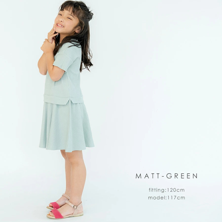 【OUTLET SALE】リブ ワンピース
