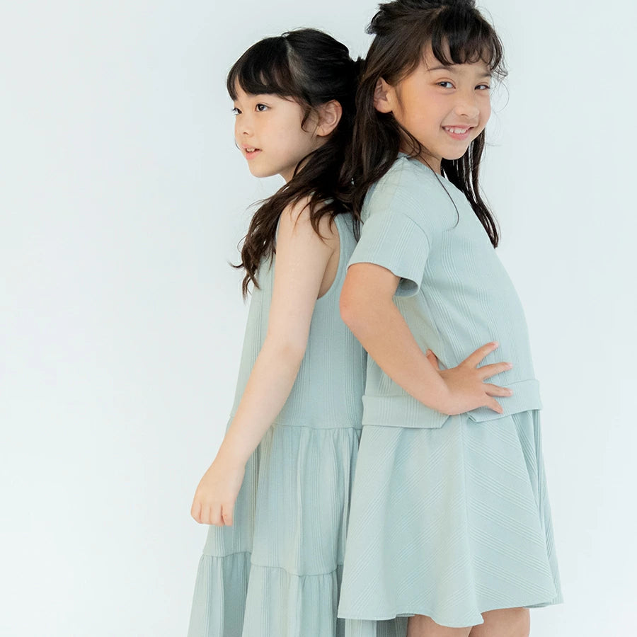 【OUTLET SALE】リブ ワンピース