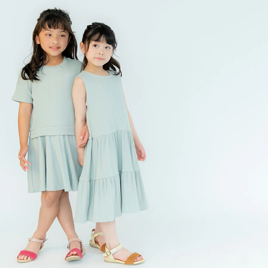 【OUTLET SALE】リブ ワンピース