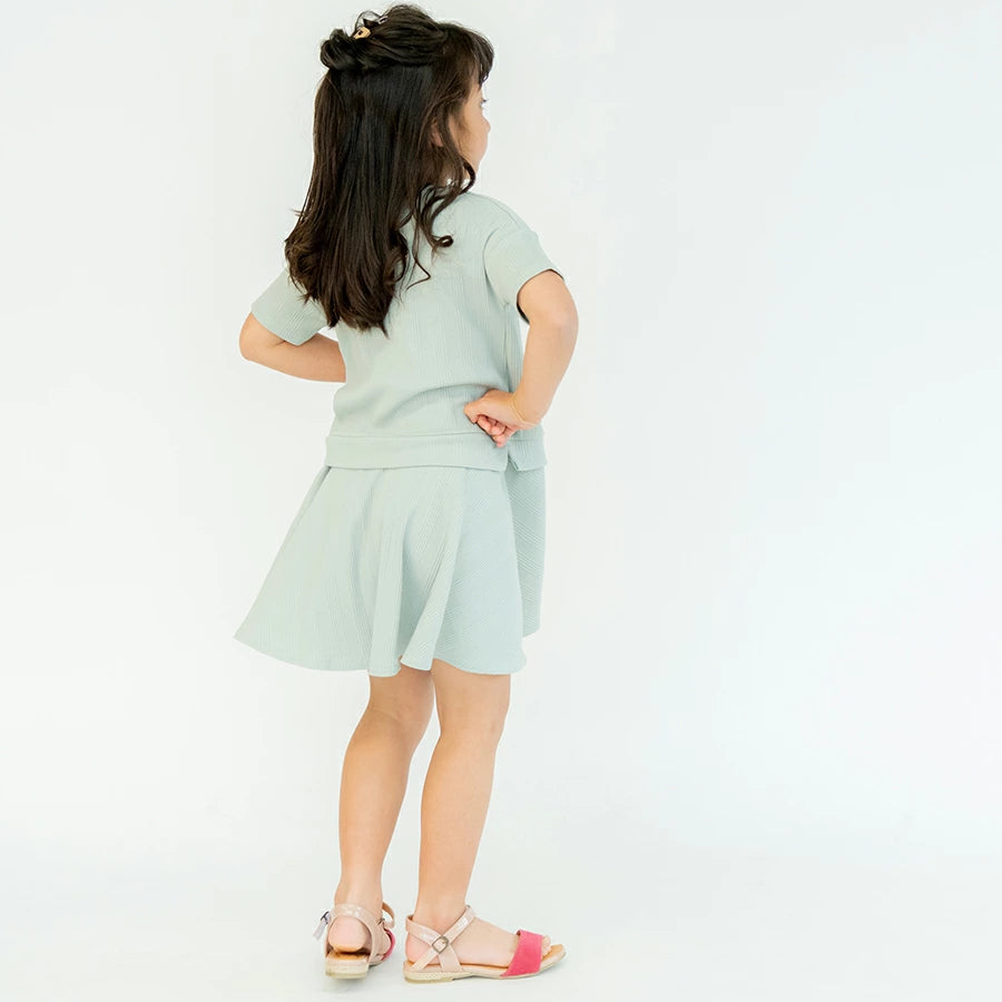 【OUTLET SALE】リブ ワンピース
