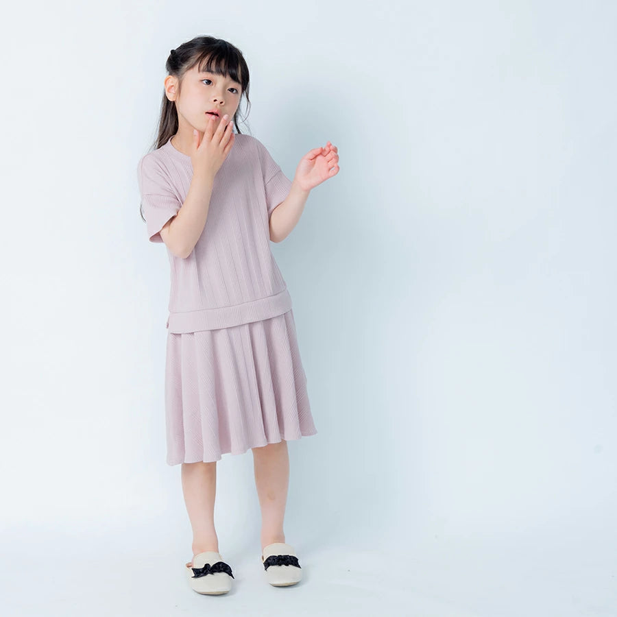 【OUTLET SALE】リブ ワンピース