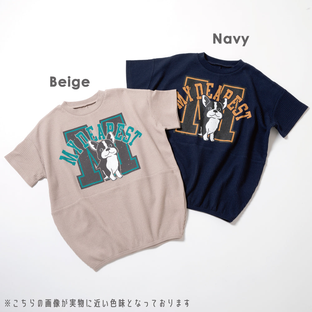 BIGシルエット ワッフルＴシャツ