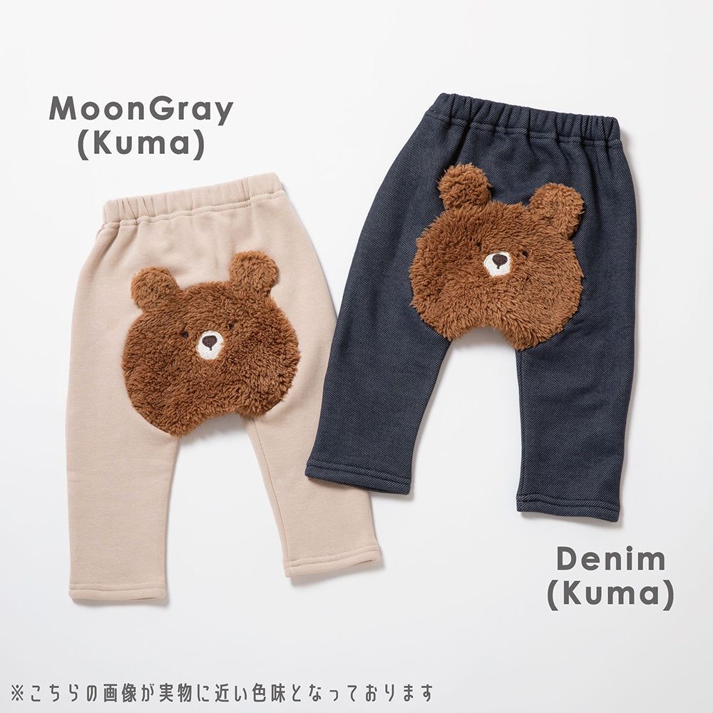 【OUTLET SALE】ベビー 裏起毛どうぶつパンツ