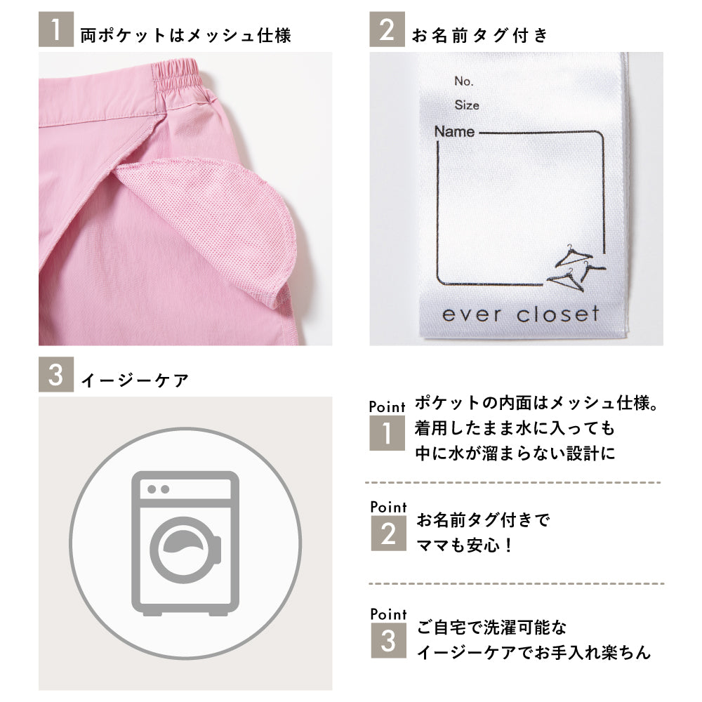 【初夏割】 UVカット率90% 水陸両用 ラッシュガード ショートパンツ