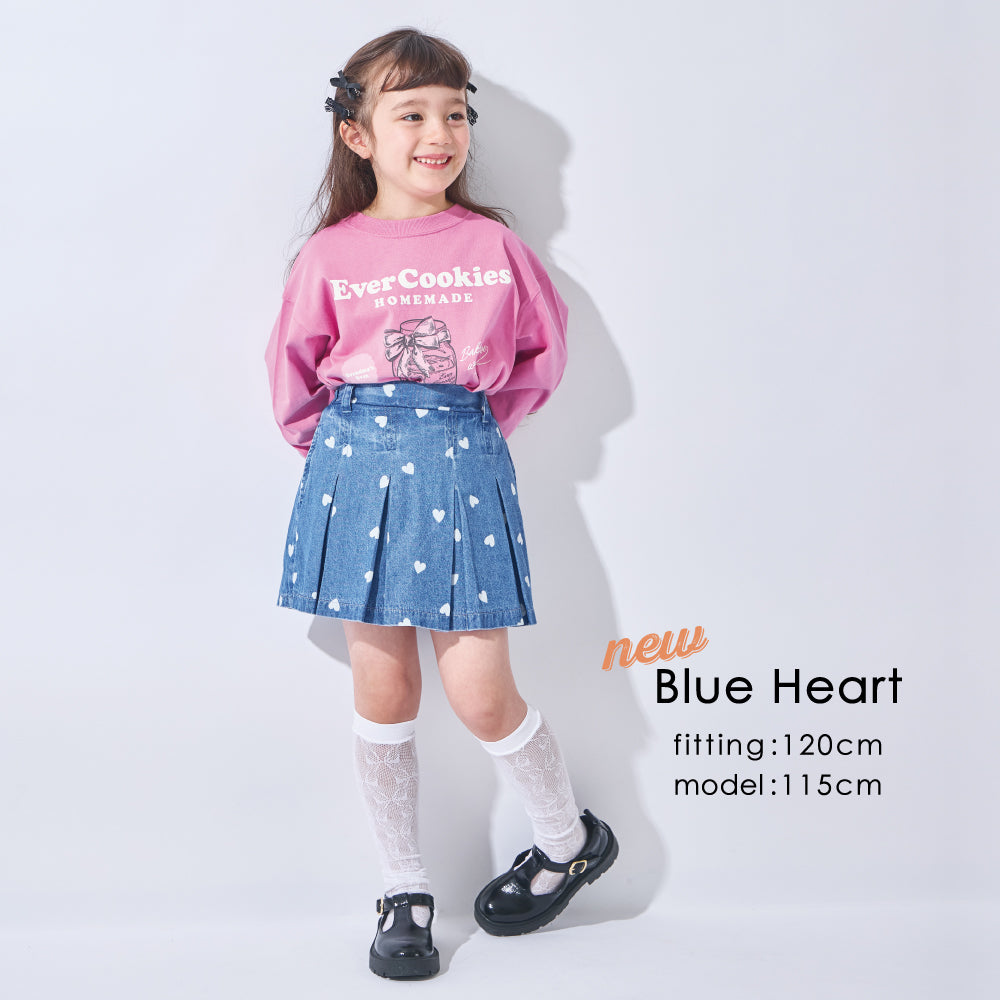 【新色登場】 デニムプリーツキュロット