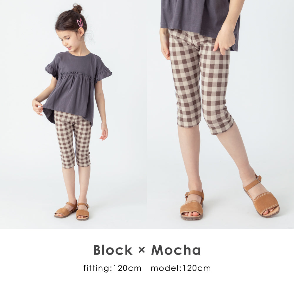 【2026年 春新作】6分丈総柄レギンス