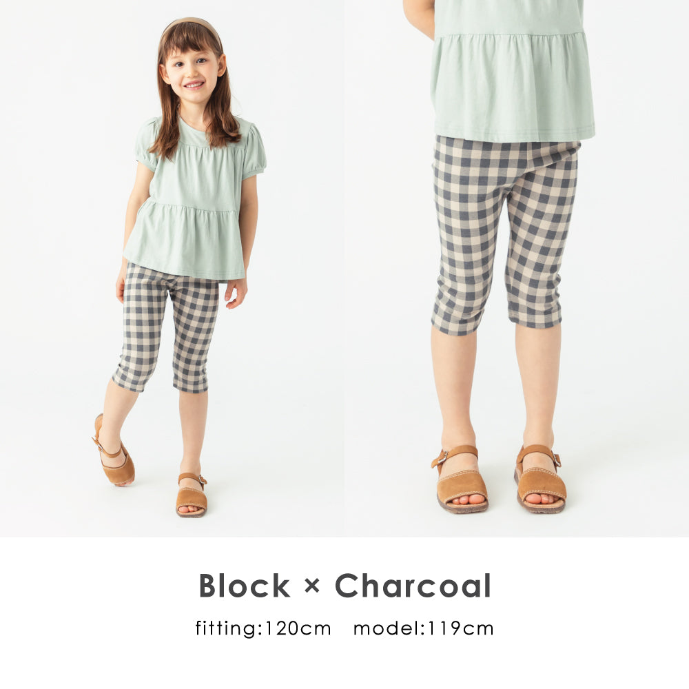 【2026年 春新作】6分丈総柄レギンス