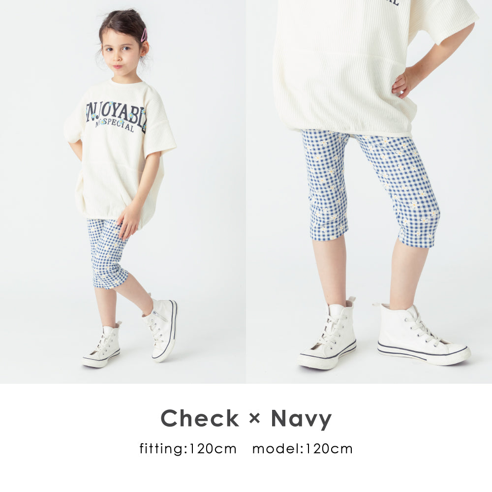 【2026年 春新作】6分丈総柄レギンス