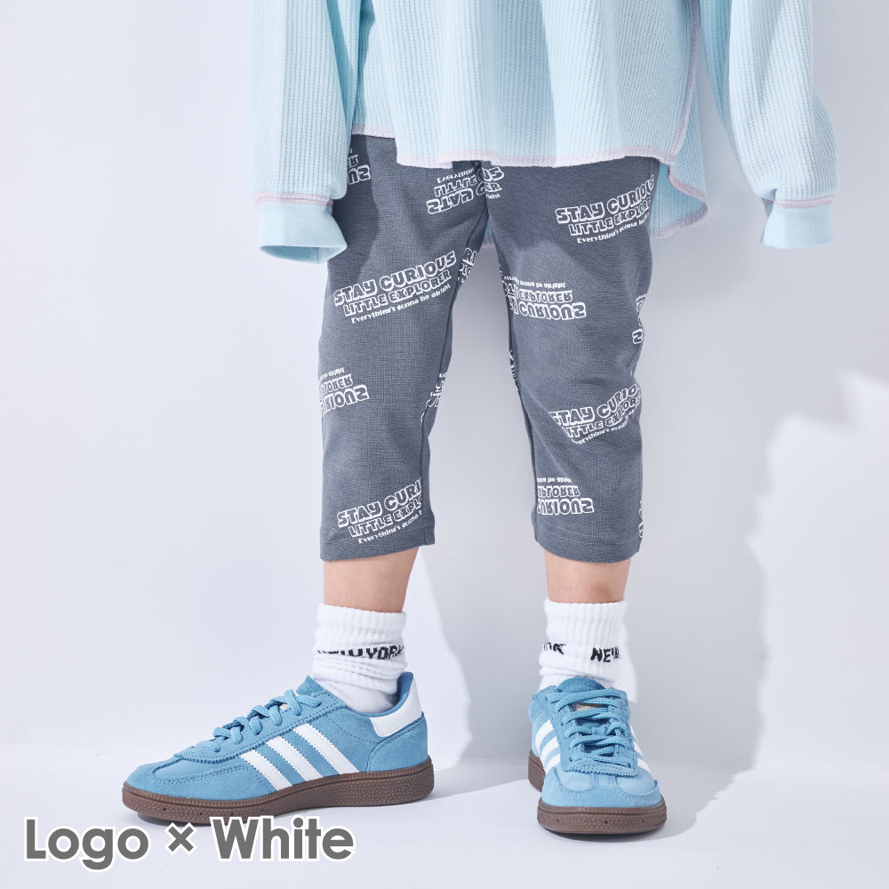 【2026年 春新作】6分丈総柄レギンス