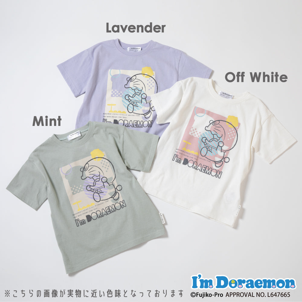 アイムドラえもん パネル風デザインTシャツ