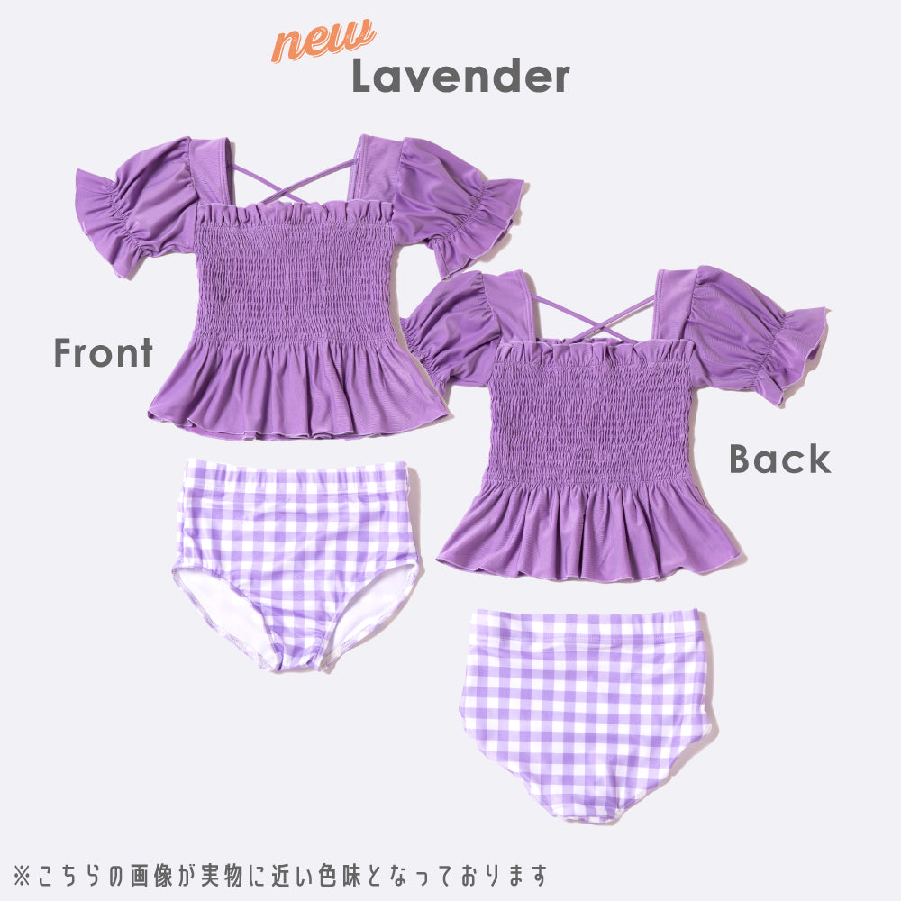 【初夏割】 パフスリーブ セパレート水着