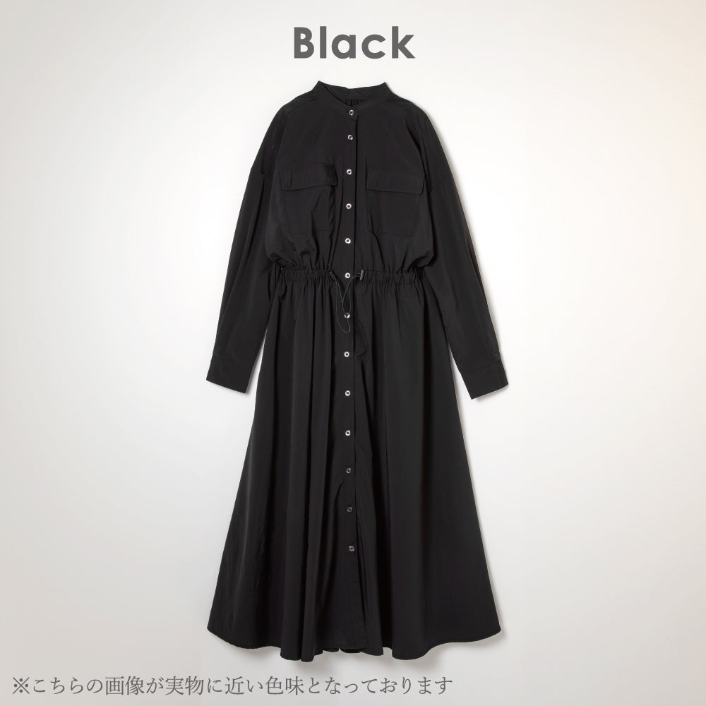 【Ladies】  撥水 シャツワンピース