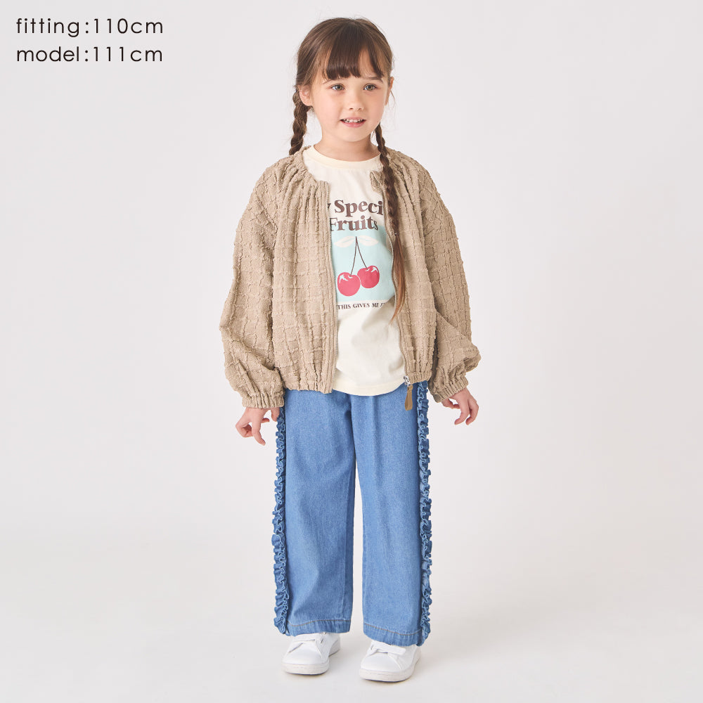 【新色登場】フリルデニムパンツ