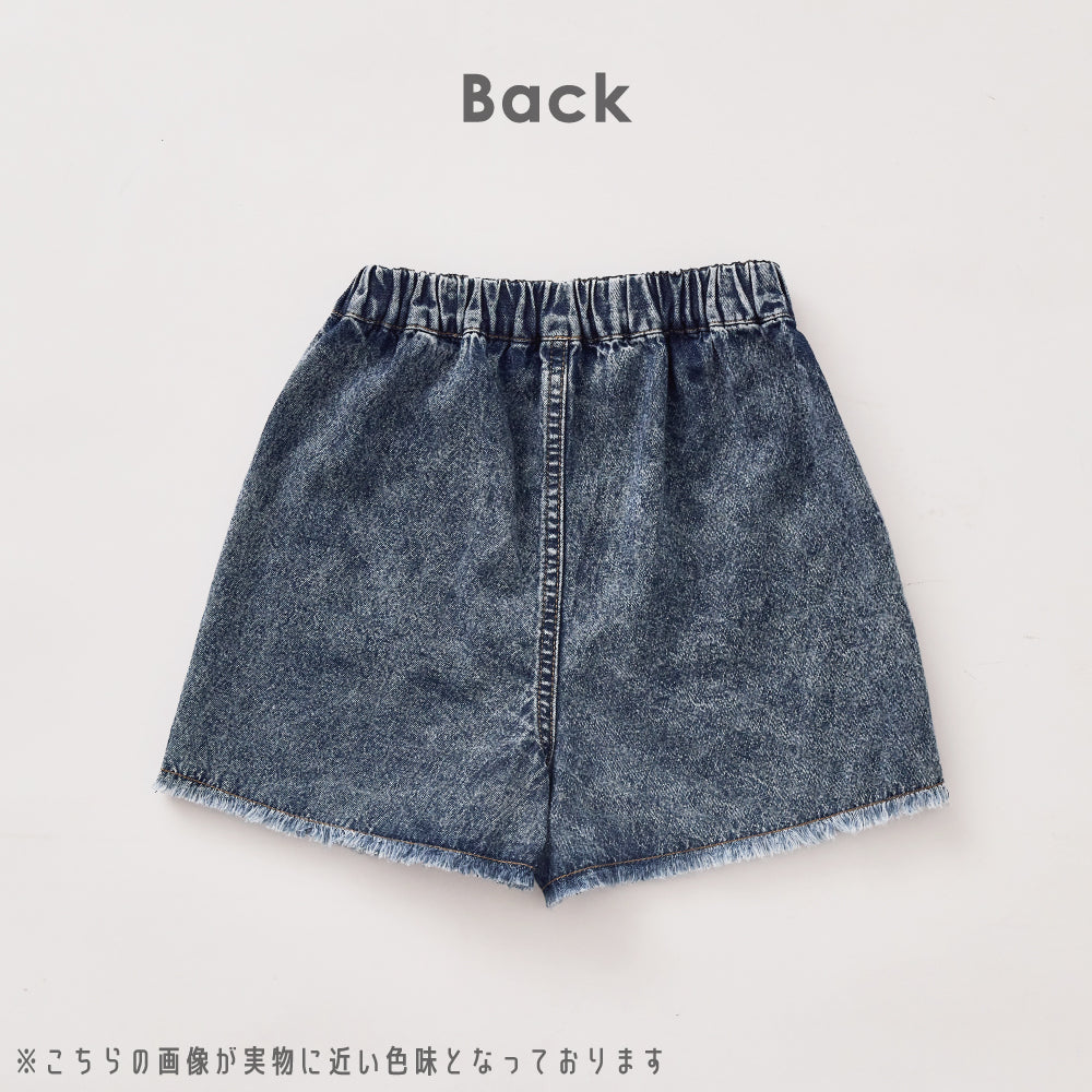 【初夏割】 ケミカルデニム ショートパンツ