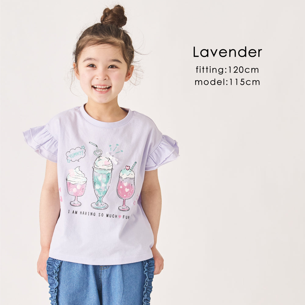 【今だけ!!春割】フリル 半袖Tシャツ