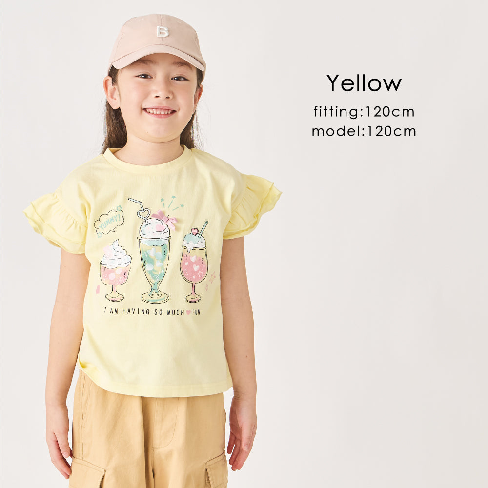 【今だけ!!春割】フリル 半袖Tシャツ