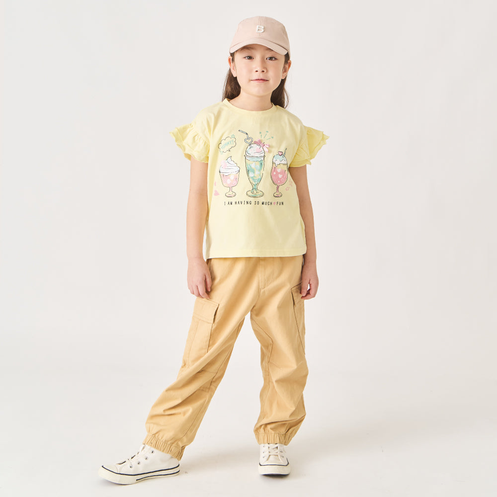 【今だけ!!春割】フリル 半袖Tシャツ