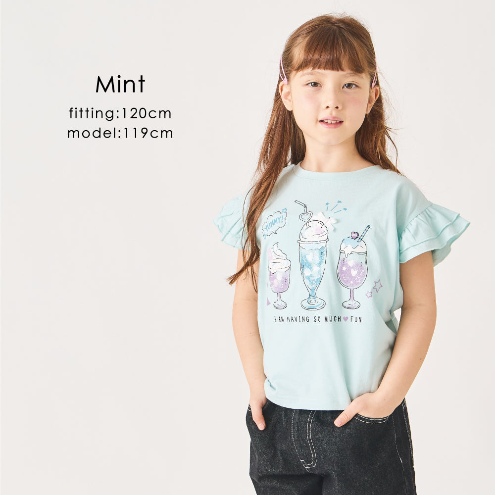 【今だけ!!春割】フリル 半袖Tシャツ