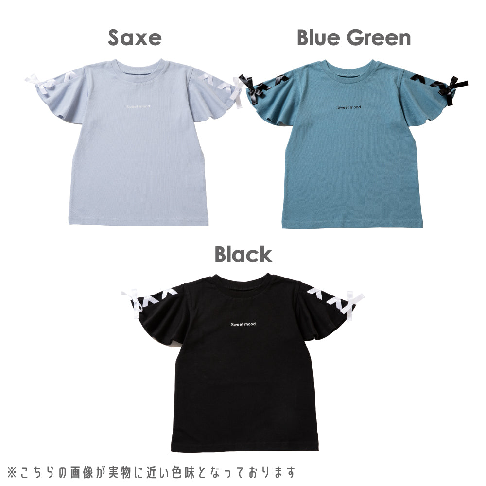 肩 リボン Tシャツ