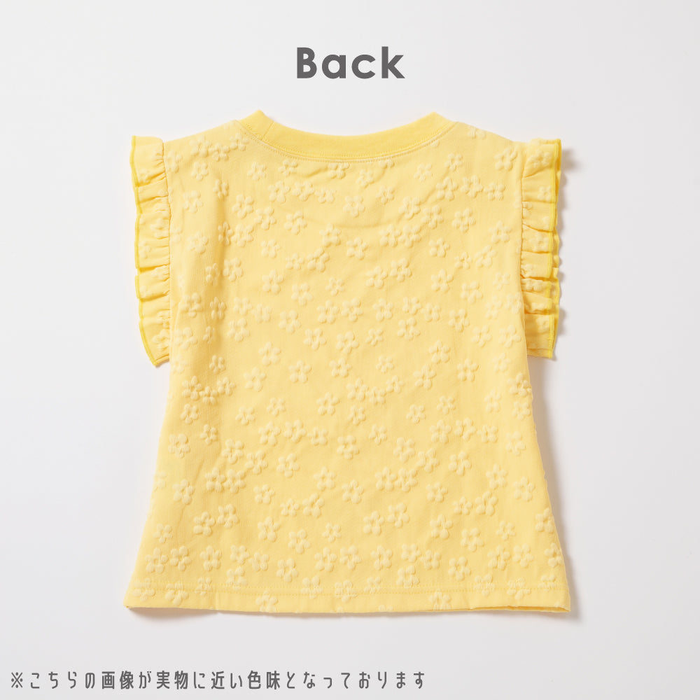 花柄ジャガードTシャツ
