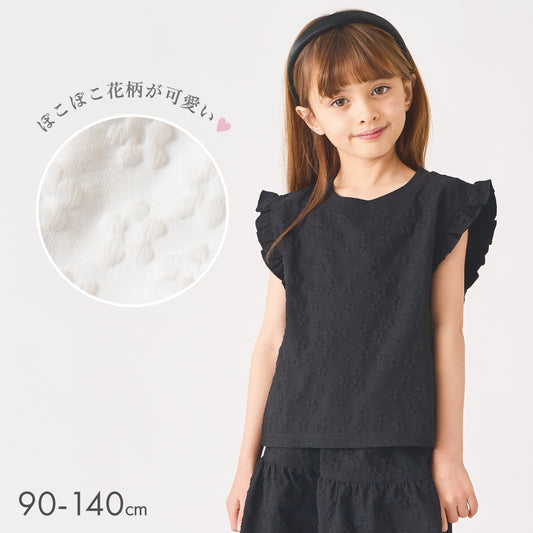 花柄ジャガードTシャツ