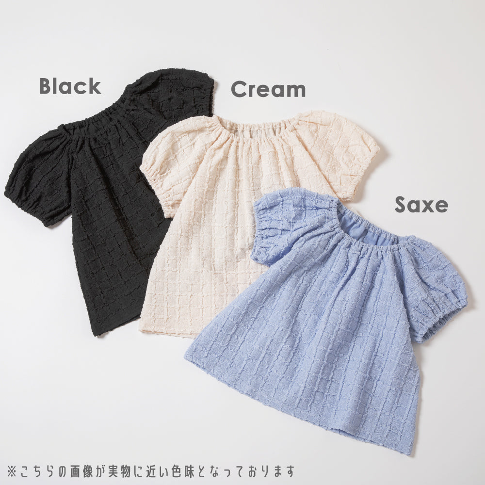 バックリボン ジャガードTシャツ