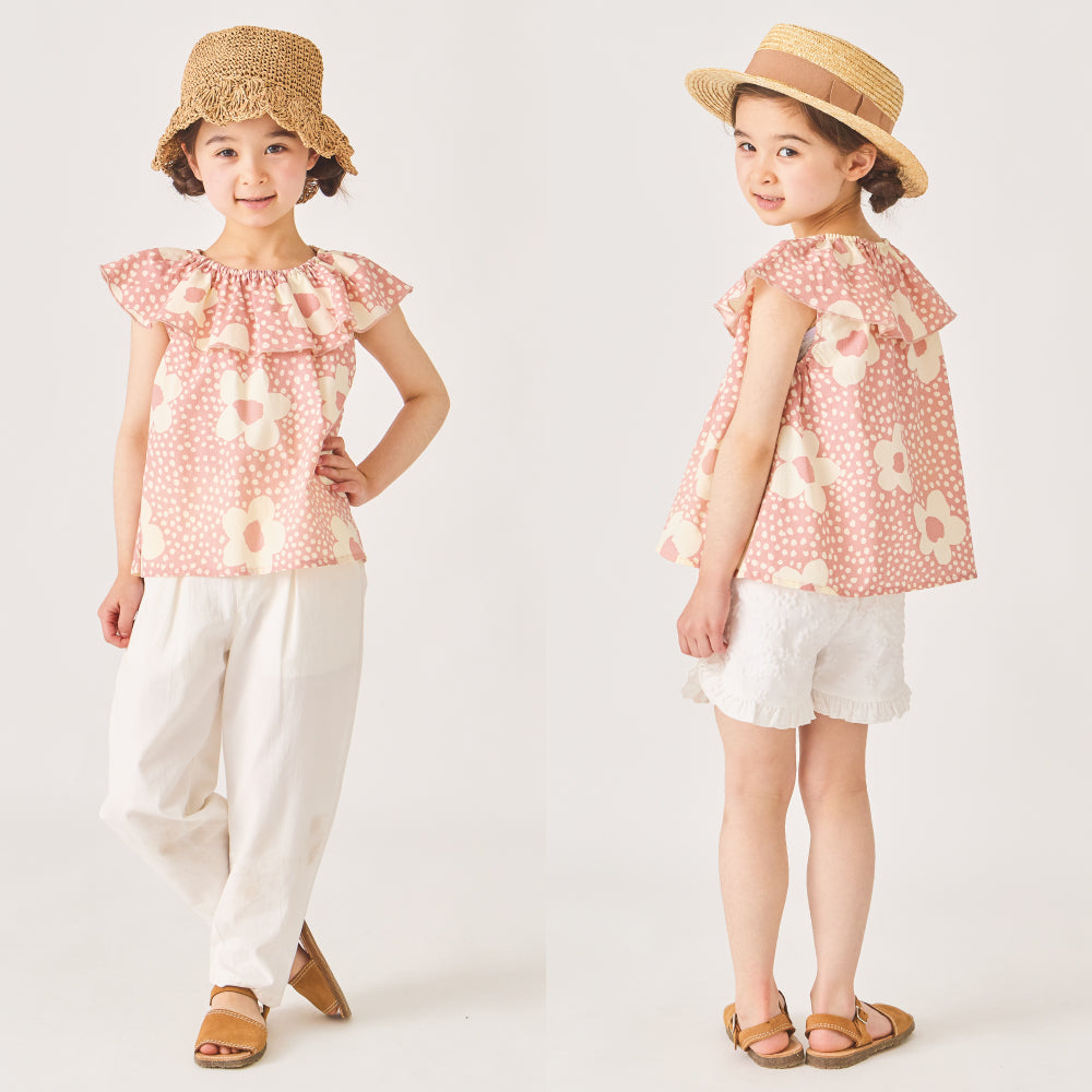 【新色登場】 綿100% 総柄チュニック