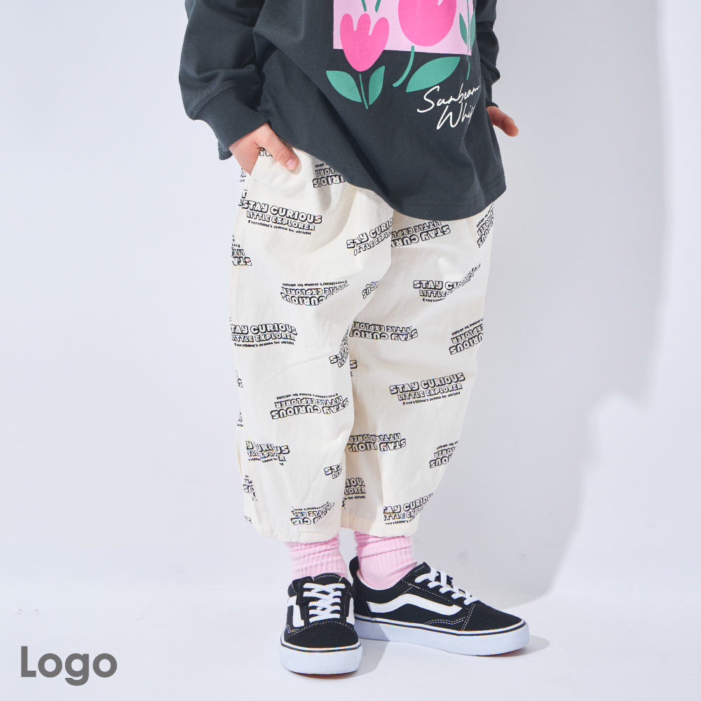 【新色登場】 クロップド総柄パンツ