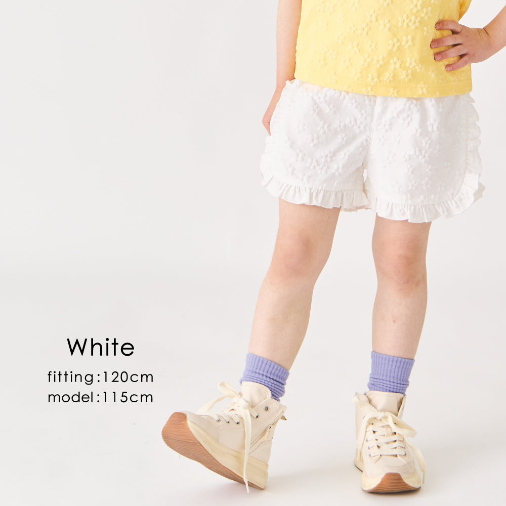 花柄ジャガードショートパンツ