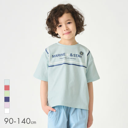 【夏割】 マリン風 プリントTシャツ