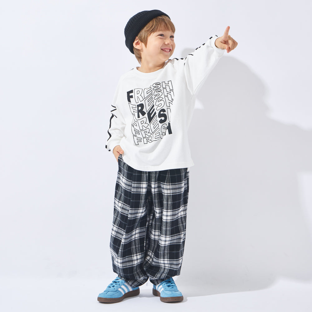 【春割】ラグラン袖 プリントTシャツ