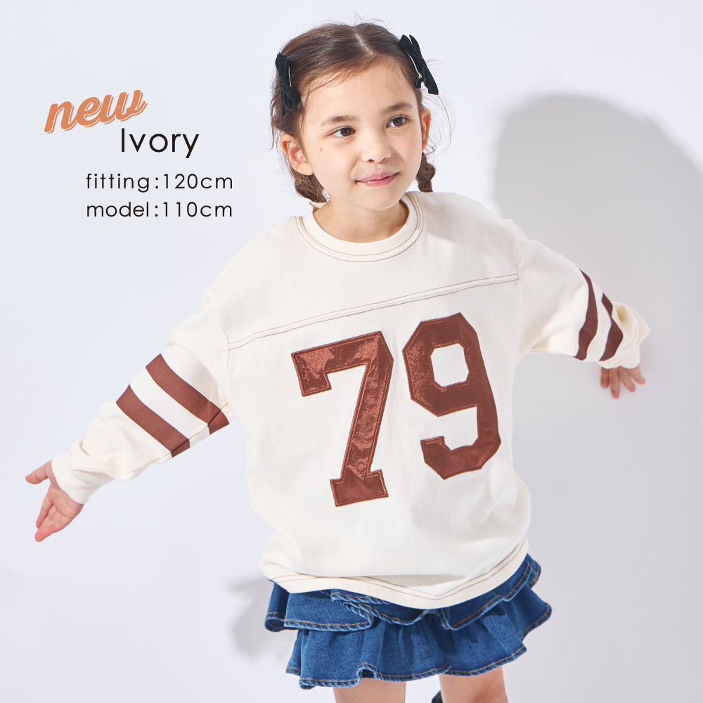 こなれ感アップ ナンバリング長袖Tシャツ